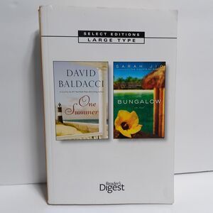 LARGE PRINT One Summer David Baldacci Bungalow Sarah Jio Paperback Readers Diges